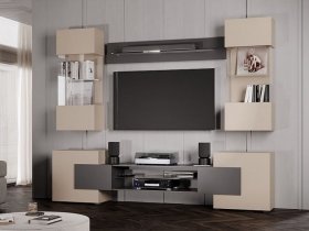 Гостиная Фэнтези (кашемир/графит) в Чумаково - chumakovo.mebel-nsk.ru | фото