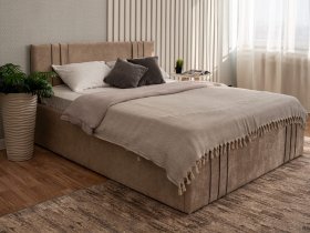 Кровать двуспальная 1,4м с подъем. мех. Леванте в Чумаково - chumakovo.mebel-nsk.ru | фото