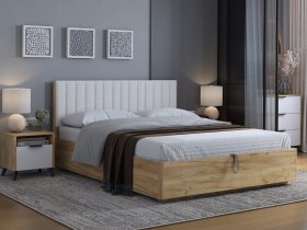 Кровать двуспальная 1,6м Юлия в Чумаково - chumakovo.mebel-nsk.ru | фото