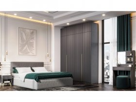 Модульная спальня Эккервуд в Чумаково - chumakovo.mebel-nsk.ru | фото