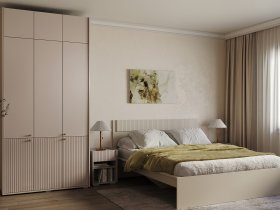 Модульная спальня Орма (МДФ) в Чумаково - chumakovo.mebel-nsk.ru | фото