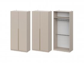 Шкаф ШК-100 Эккервуд (меланж) в Чумаково - chumakovo.mebel-nsk.ru | фото
