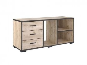Тумба 1200 Тм075.0 Гермес лофт (дуб крафт серый) в Чумаково - chumakovo.mebel-nsk.ru | фото