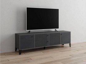 Тумба под ТВ Парус-10 (графит/гранит лофт) в Чумаково - chumakovo.mebel-nsk.ru | фото
