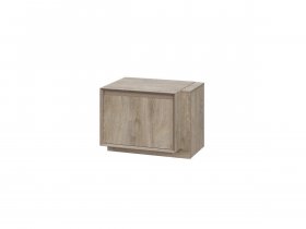 Тумба прикроватная 22 J-Э Этна (дуб эндгрей) в Чумаково - chumakovo.mebel-nsk.ru | фото